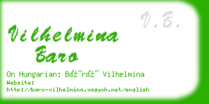 vilhelmina baro business card